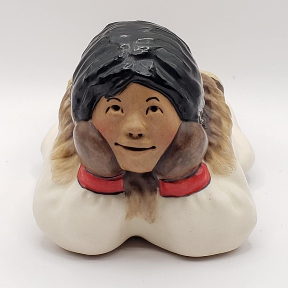 C. Alan Johnson Alaska Inuit Girl Child 